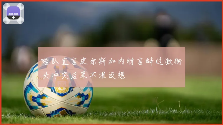 哈队直言皮尔斯加内特言辞过激街头冲突后果不堪设想